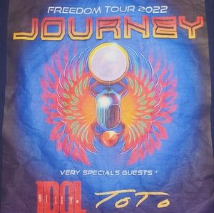 #S Journey Freedom Tour 2022 T Shirt Journey Anniversary Band T Tour Medium